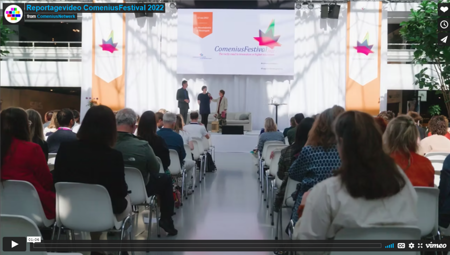 Bericht Reportagevideo ComeniusFestival 2022 bekijken